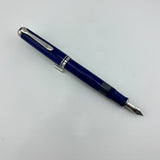 Pelikan Souveran M405 Dark Blue 14K Fountain Pen F Nib Rare - Fountain Pen
