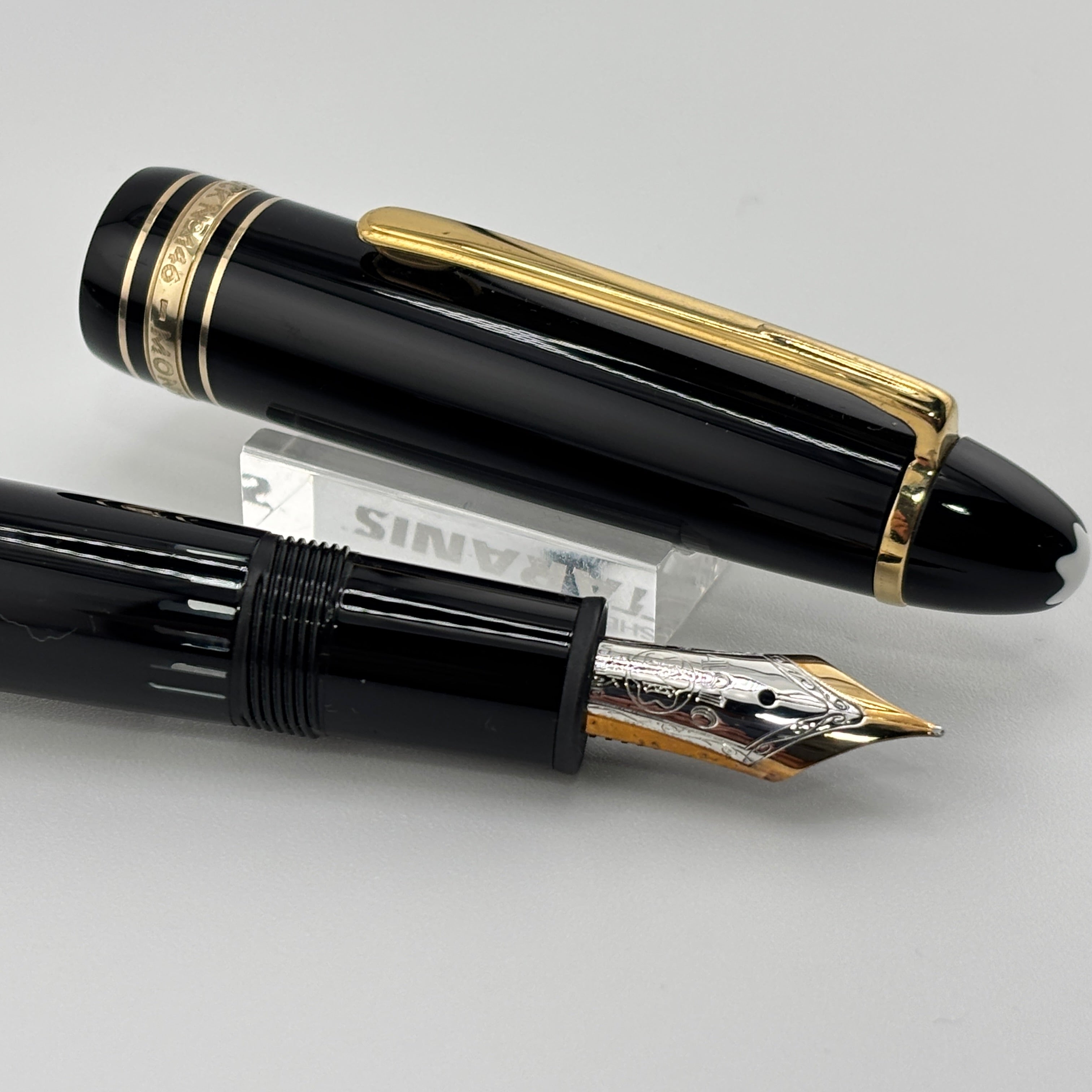 Montblanc Black Resin Meisterstuck #146 LeGrand Fountain Pen - Fine 14 ...