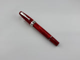 Montegrappa Historia Lustrous Red Marbled Celluloid Limited Edition Fountain Pen - Medium 18kt Gold  Nib