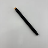 Rotring #600 Gold Black Metal Fountain Pen - Medium 14kt Gold Nib
