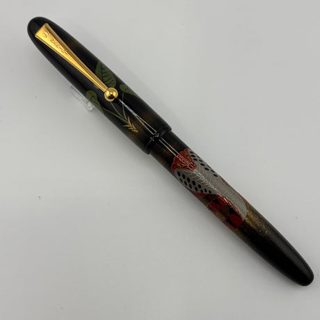 Namiki Yukari Maki-e King Cobra Limited Edition Fountain Pen - Medium 18kt Gold Nib