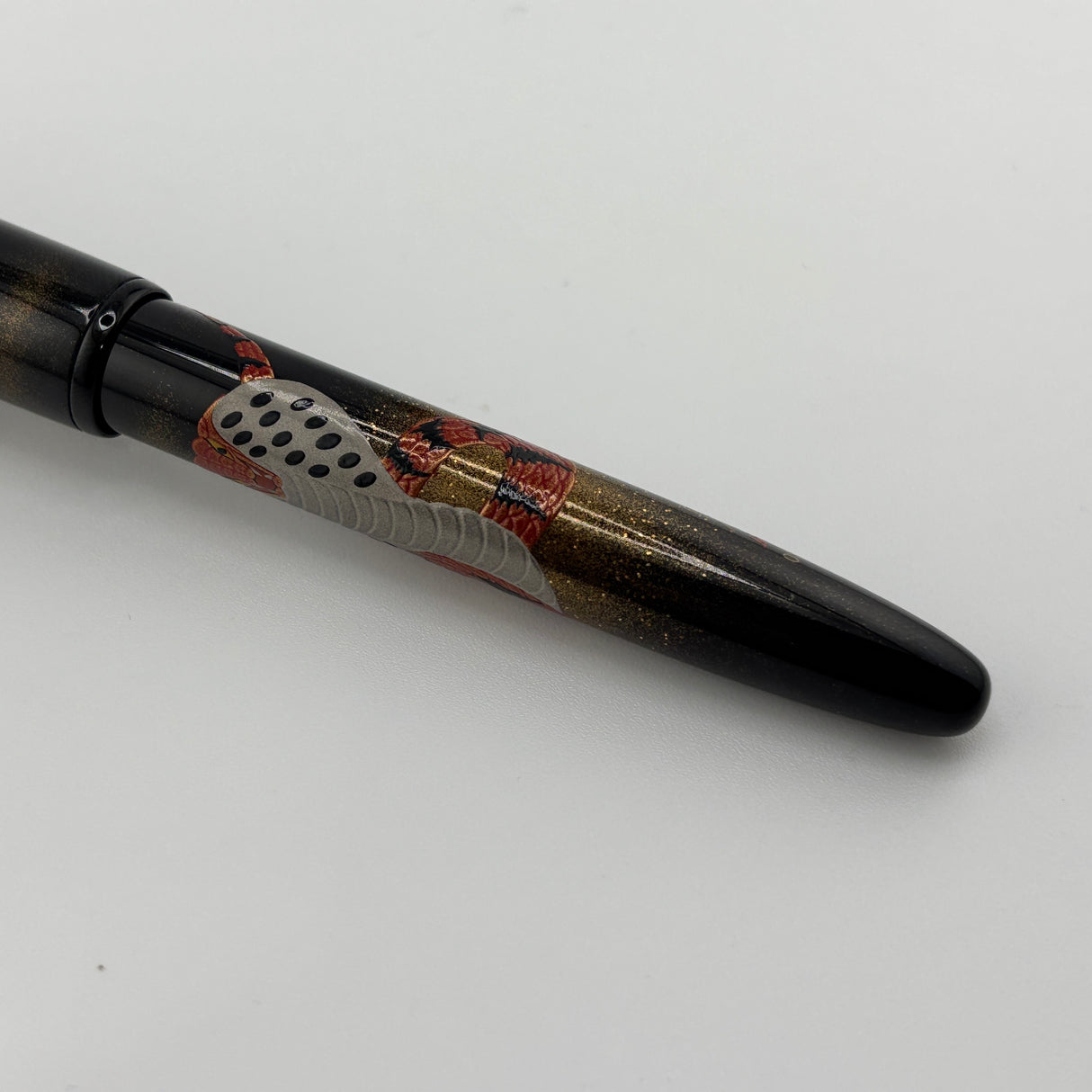 Namiki Yukari Maki-e King Cobra Limited Edition Fountain Pen - Medium 18kt Gold Nib