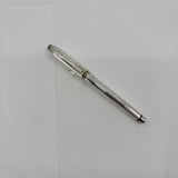 Cross Townsend Sterling Silver Fountain Pen - Made in USA - Broad 18kt Gold  Nib