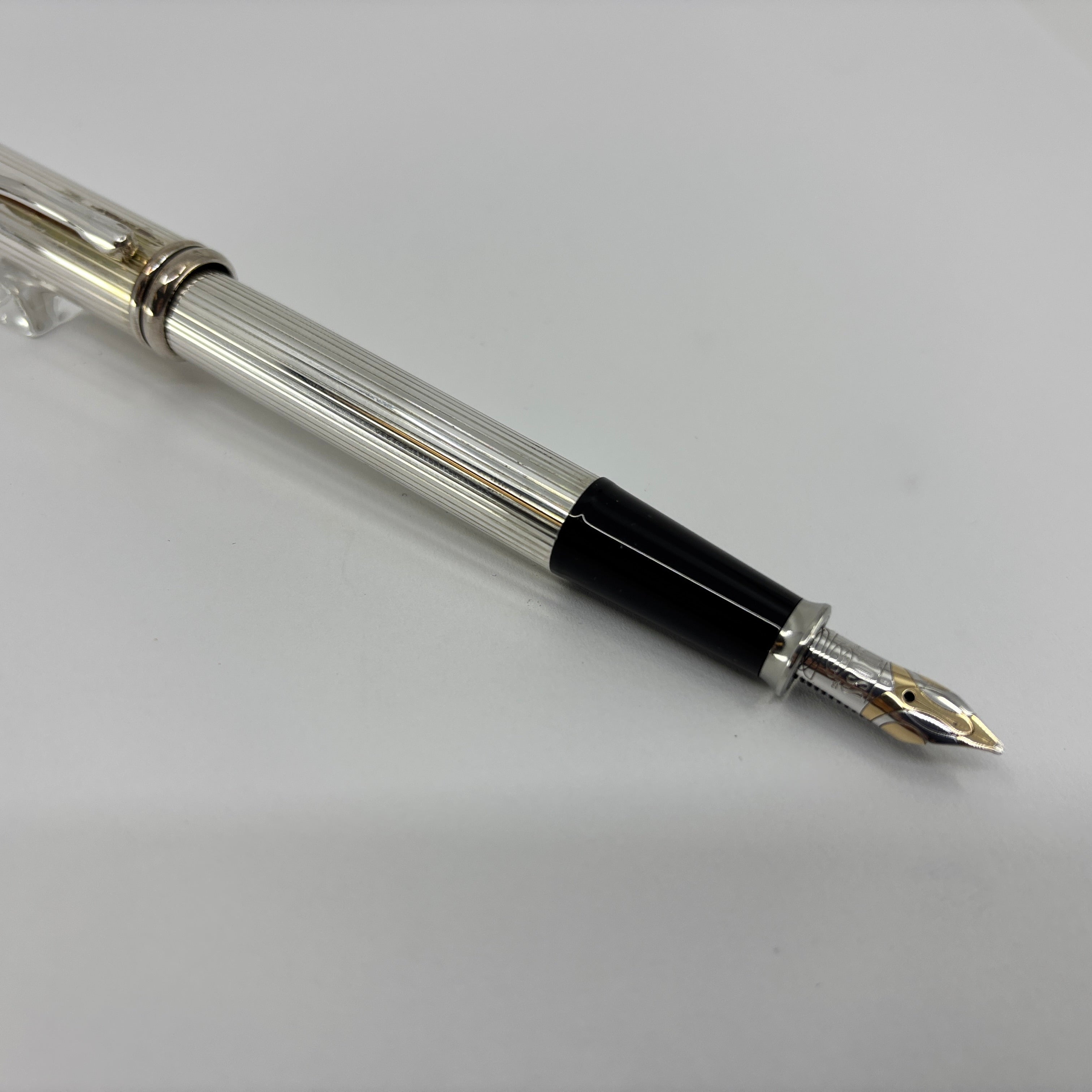 Cross Townsend Sterling Silver Fountain Pen - Made in USA - Broad