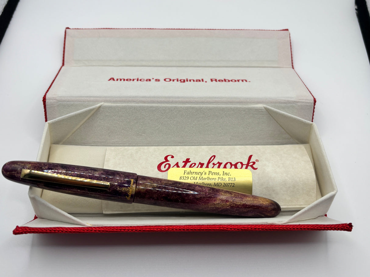 Esterbrook Estie Scribe Oversize Aqua Gold  - Fountain Pen