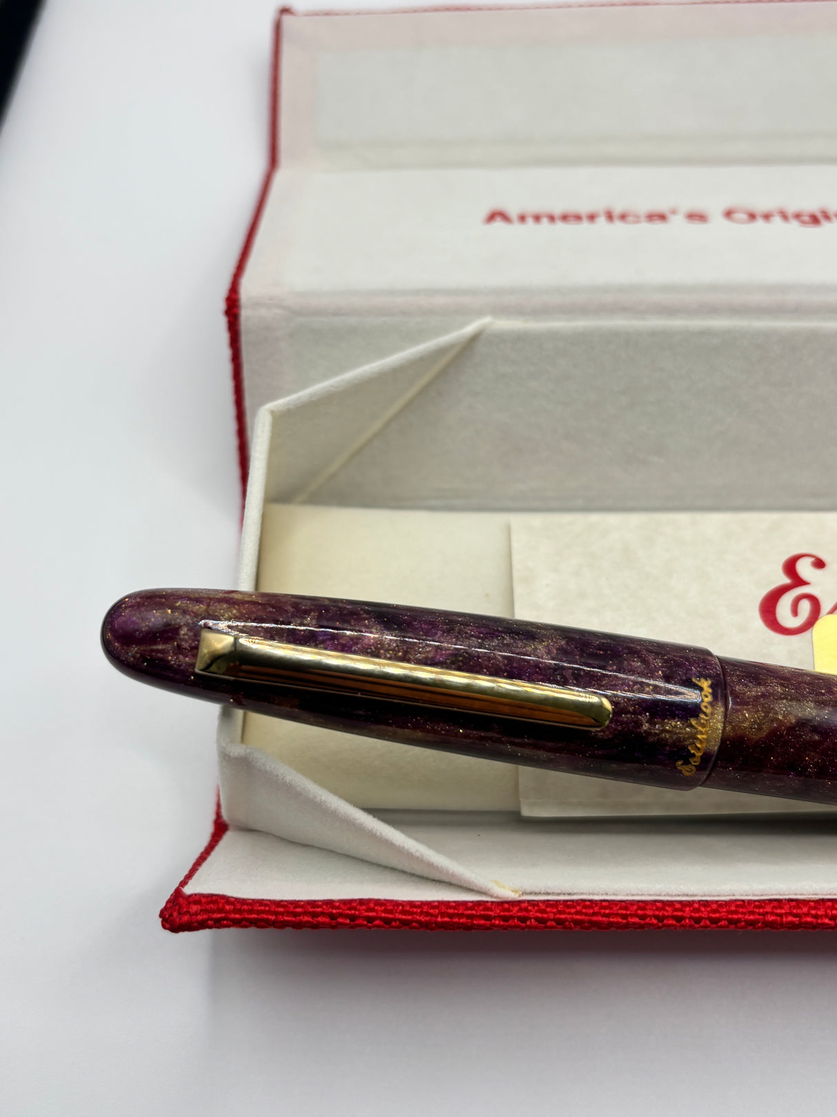 Esterbrook Estie Scribe Oversize Aqua Gold  - Fountain Pen