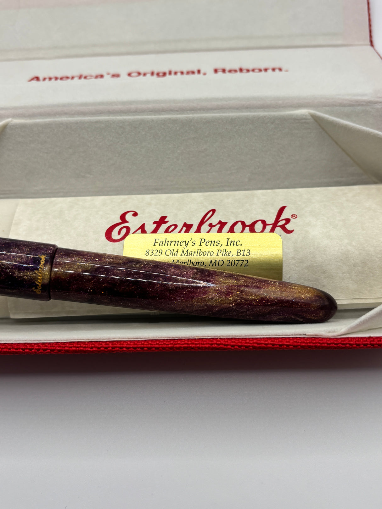 Esterbrook Estie Scribe Oversize Aqua Gold  - Fountain Pen