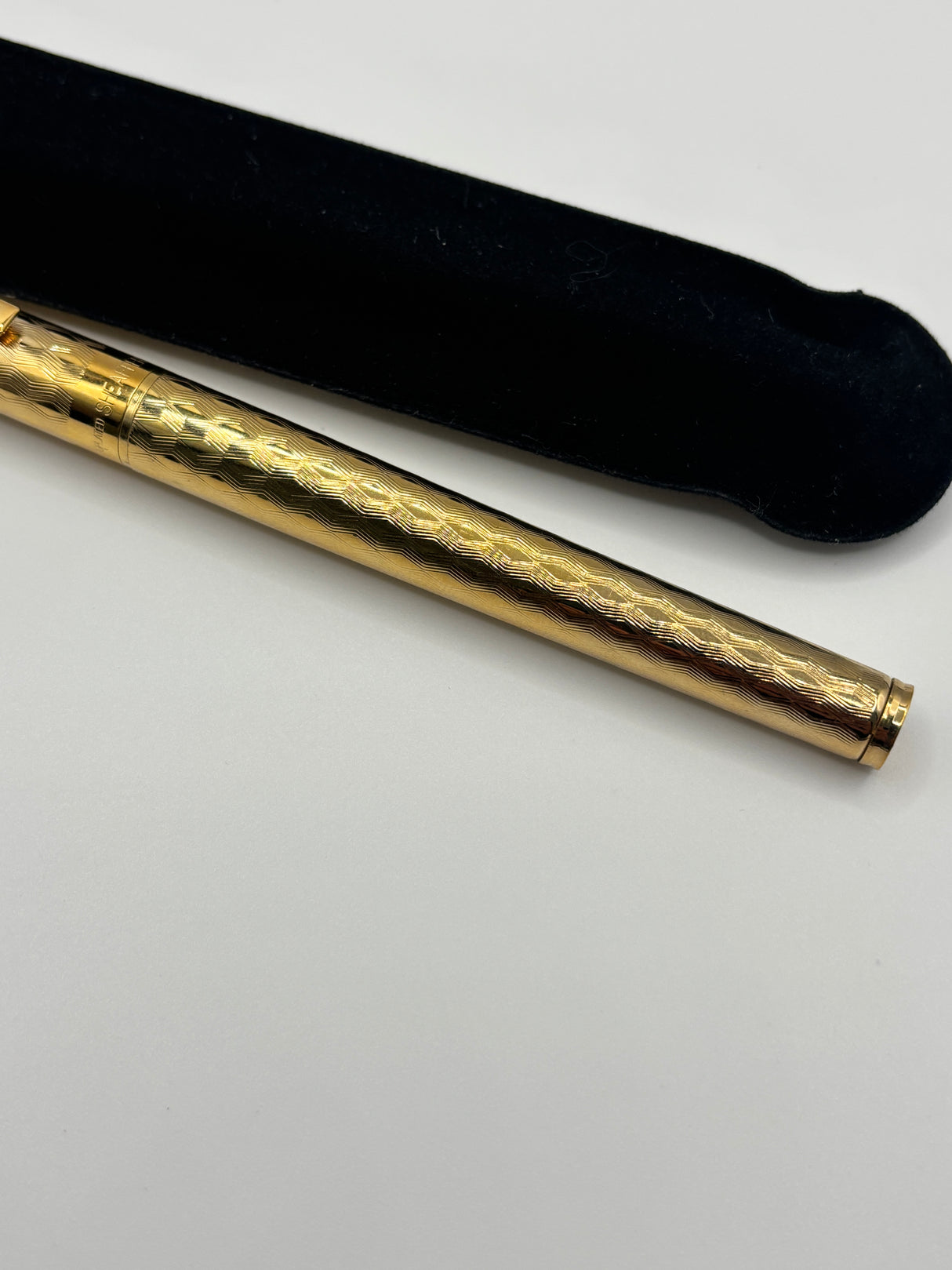 Sheaffer Fashion Gold Electroplated chased superb pen ! - Roller Ball  Made in USA