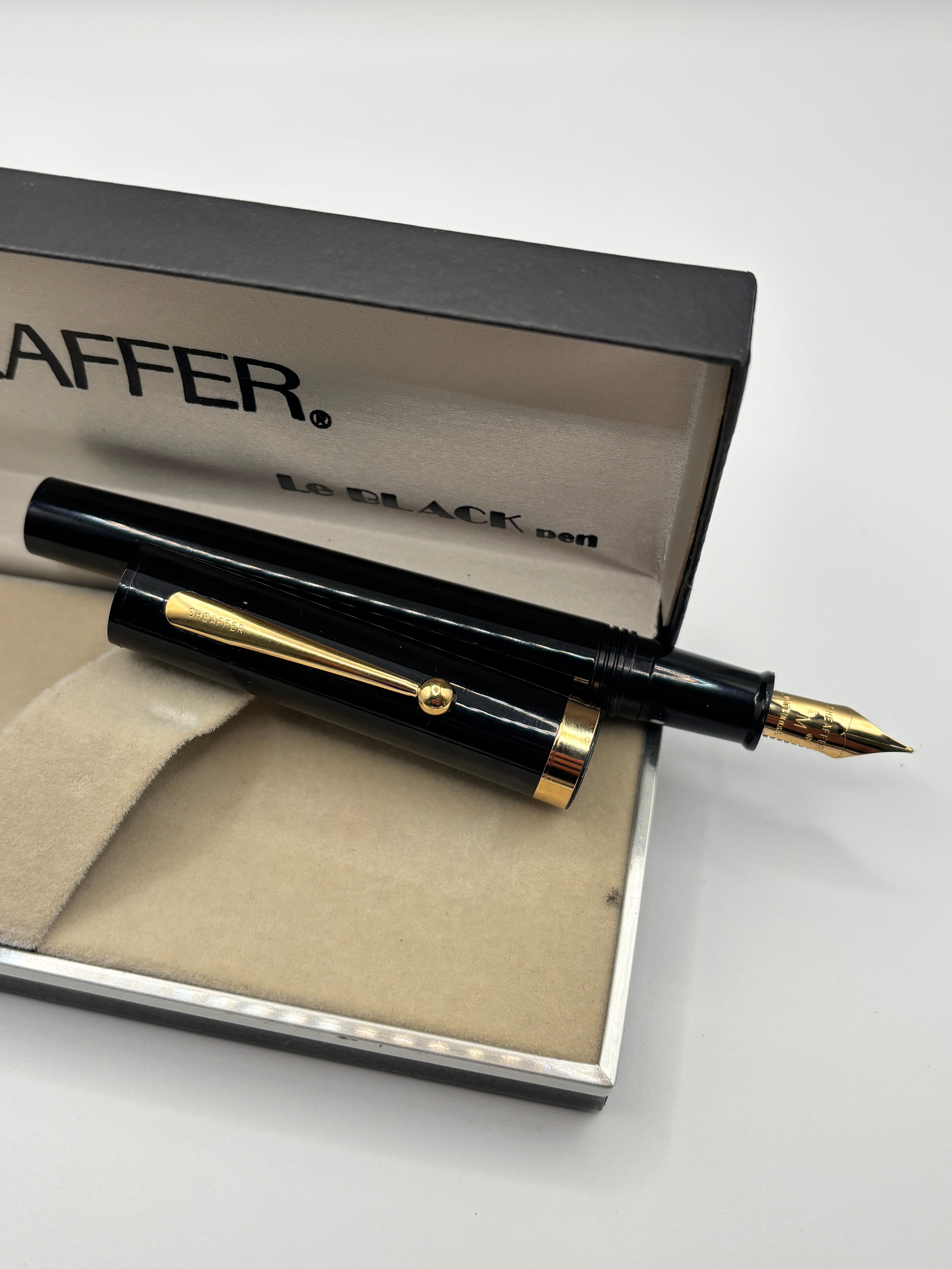 Sheaffer Le Black Flat top circa 1995 - Fountain Pen – Fountain