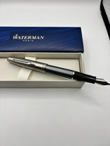 Waterman Hemisphere Chrome cap / Grey Barrel  - Fountain Pen