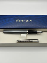 Waterman Hemisphere Chrome cap / Grey Barrel  - Fountain Pen