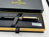 Scriveiner London  Black Lacquer - Roller Ball