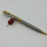 Parker Sonnet Sterling Silver Cisele Cross Hatch Design Ballpoint  Pen - Circa 1995