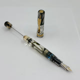 Visconti Voyager 18KT Demonstrator Limited Edition Fountain Pen - Clip & Cap Band are 18kt Gold + Fine 18kt Gold  Nib!!!