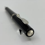Visconti Glossy Black Resin Midnight Voyager Ballpoint  Pen - Sterling Silver Trim - Circa 2004
