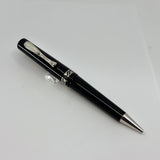 Visconti Glossy Black Resin Midnight Voyager Ballpoint  Pen - Sterling Silver Trim - Circa 2004