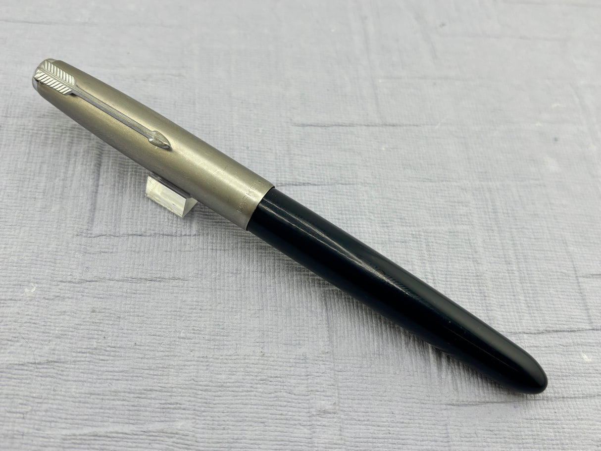 Parker 51 Navy Blue converted to a Roller Ball by Howard Levy at Bexley Co