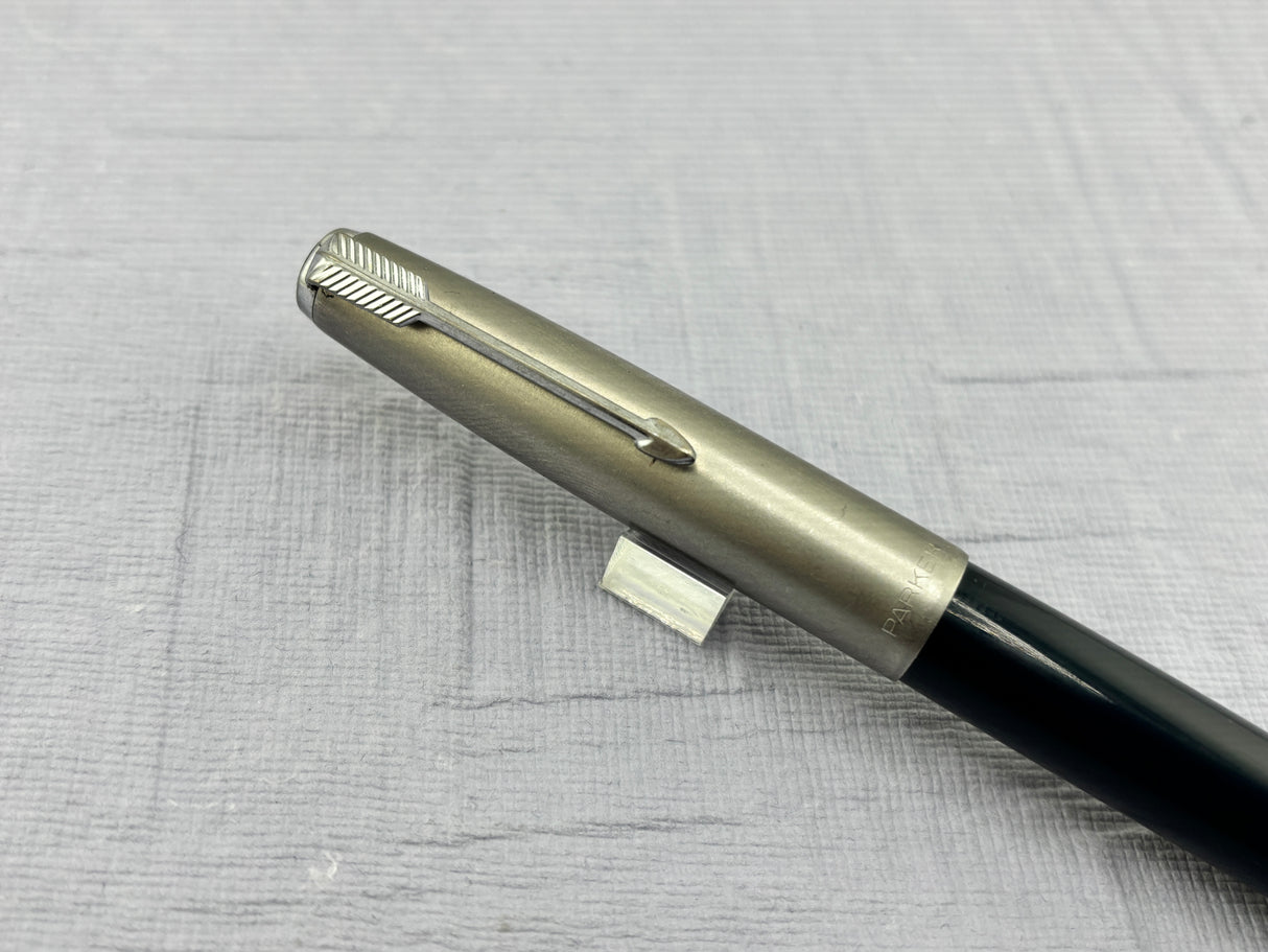 Parker 51 Navy Blue converted to a Roller Ball by Howard Levy at Bexley Co