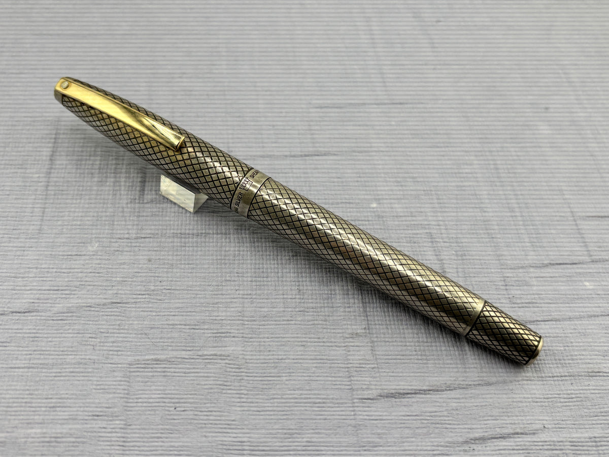 Sheaffer Silver Sheaffer Imperial crossed Sterling Silver 925 - Fountain Pen – Fountain ...