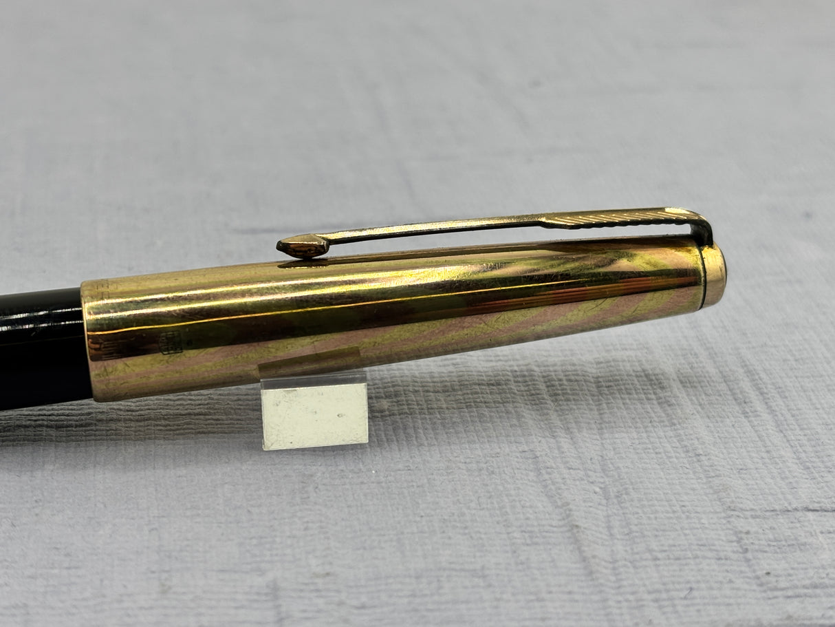 Parker 61 Black Rainbow Cap Gold Filled   - Fountain Pen