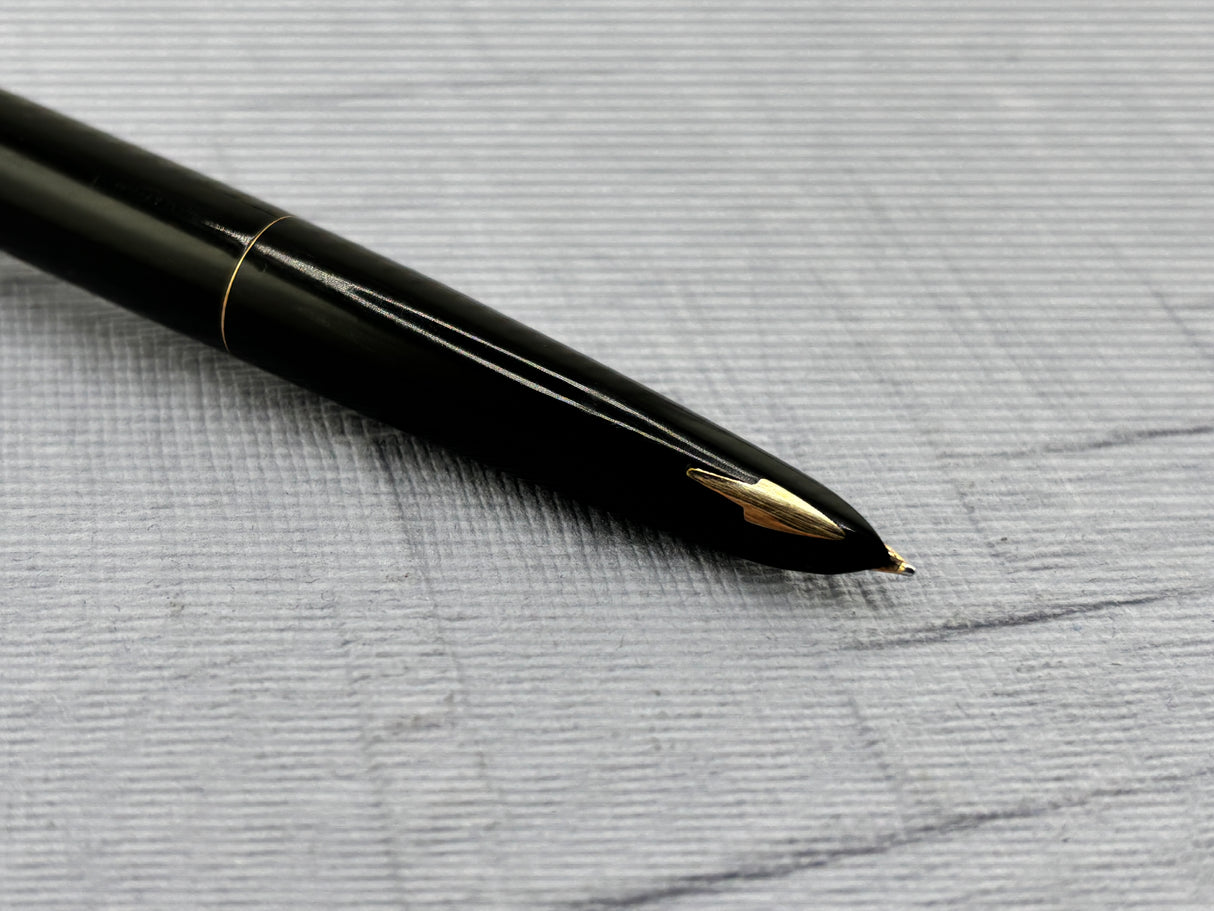 Parker 61 Black Rainbow Cap Gold Filled   - Fountain Pen