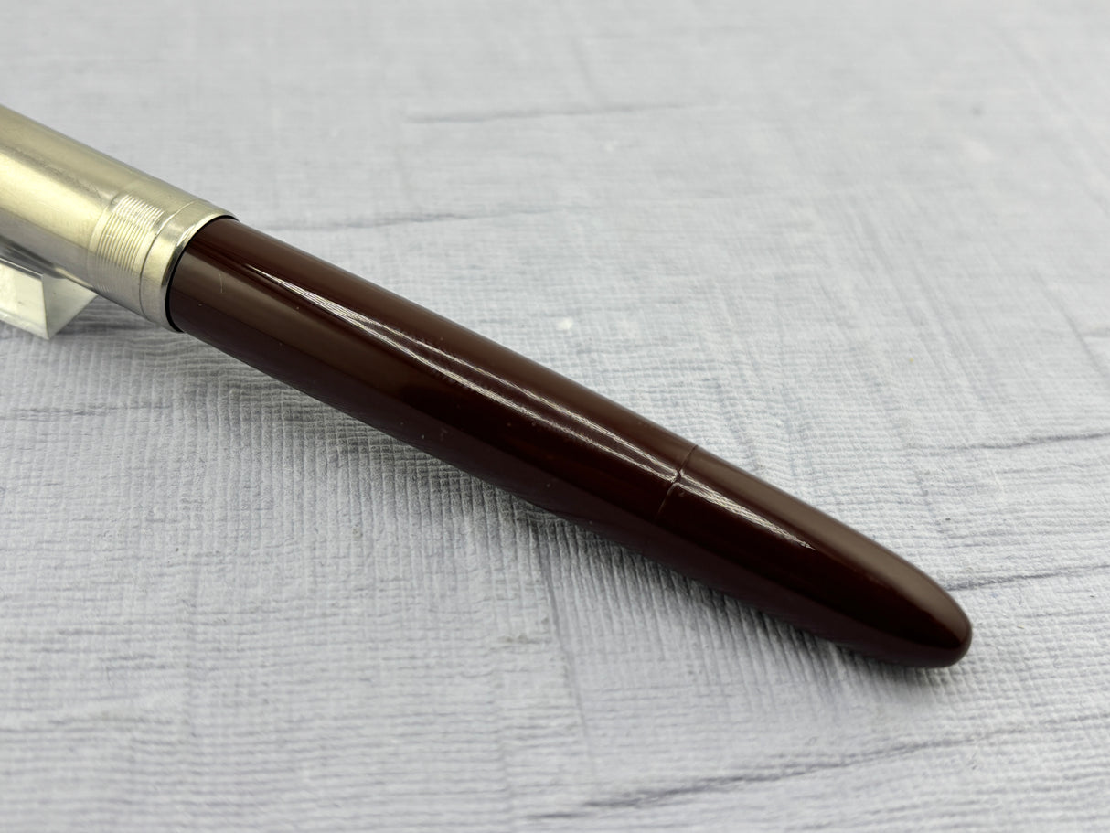 Parker 51 Burgundy Coin Stack Steel cap Diamond Clip Vacumatic  - Fountain Pen