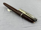 Parker 51 Burgundy Coin Stack Steel cap Diamond Clip Vacumatic  - Fountain Pen