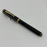 Sheaffer Connaisseur Black Fountain Pen - Fine 18kt Gold  Nib