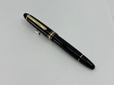 Montblanc Black Meisterstuck #146 LeGrand Fountain Pen - Fine 14kt Gold  Nib