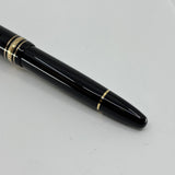 Montblanc Black Meisterstuck #146 LeGrand Fountain Pen - Fine 14kt Gold  Nib