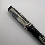 Parker Duofold Black Mosaic International Fountain Pen   -  Medium 18kt Gold Nib