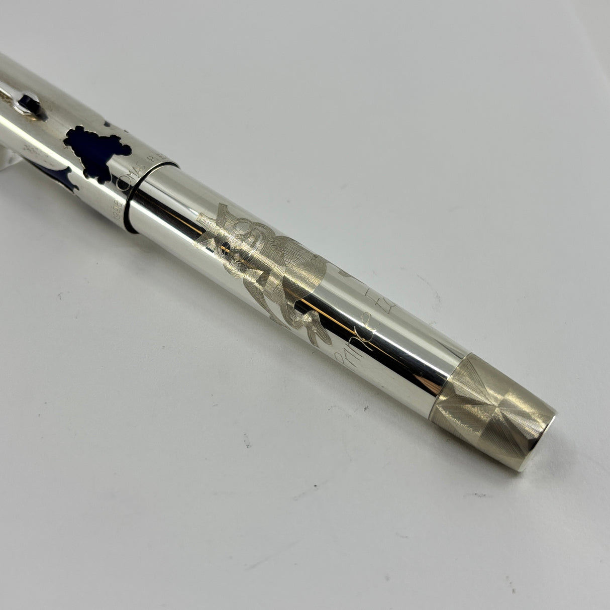 Omas UNICEF Signs for Children Sterling Silver Prince Egon Limited Edition - Flexible Generic OMAS Medium 14kt Gold Replacement Nib - A Beautiful Sterling OMAS to be Enjoyed as an Everyday Writer!