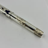 Omas UNICEF Signs for Children Sterling Silver Prince Egon Limited Edition - Flexible Generic OMAS Medium 14kt Gold Replacement Nib - A Beautiful Sterling OMAS to be Enjoyed as an Everyday Writer!