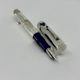 Omas UNICEF Signs for Children Sterling Silver Prince Egon Limited Edition - Flexible Generic OMAS Medium 14kt Gold Replacement Nib - A Beautiful Sterling OMAS to be Enjoyed as an Everyday Writer!