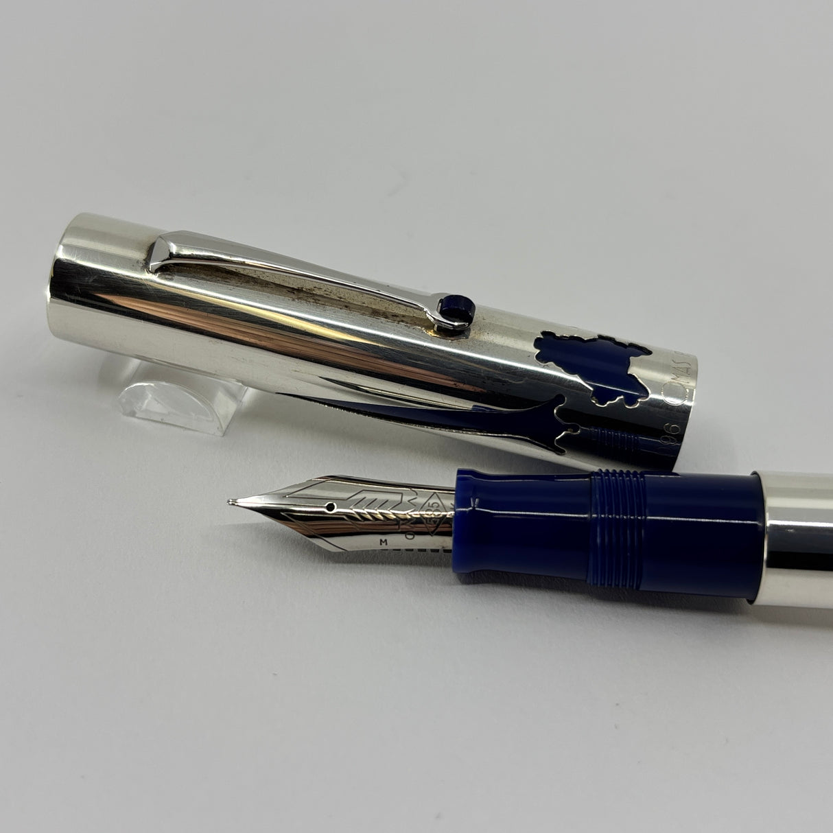 Omas UNICEF Signs for Children Sterling Silver Prince Egon Limited Edition - Flexible Generic OMAS Medium 14kt Gold Replacement Nib - A Beautiful Sterling OMAS to be Enjoyed as an Everyday Writer!