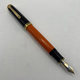 Pelikan M800 Souveran Burnt Orange Fountain Pen  -  Medium 18kt Gold Nib