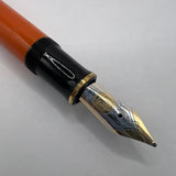 Pelikan M800 Souveran Burnt Orange Fountain Pen  -  Medium 18kt Gold Nib