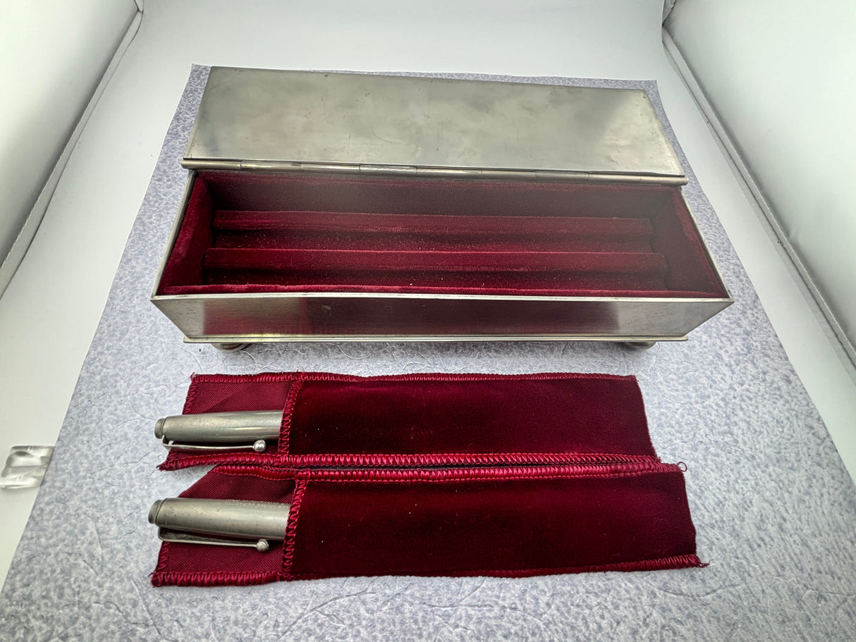 PARKER 75 Americana Pewter Set Bicentenial   - Wonderful set in new condition and all complete of accessories