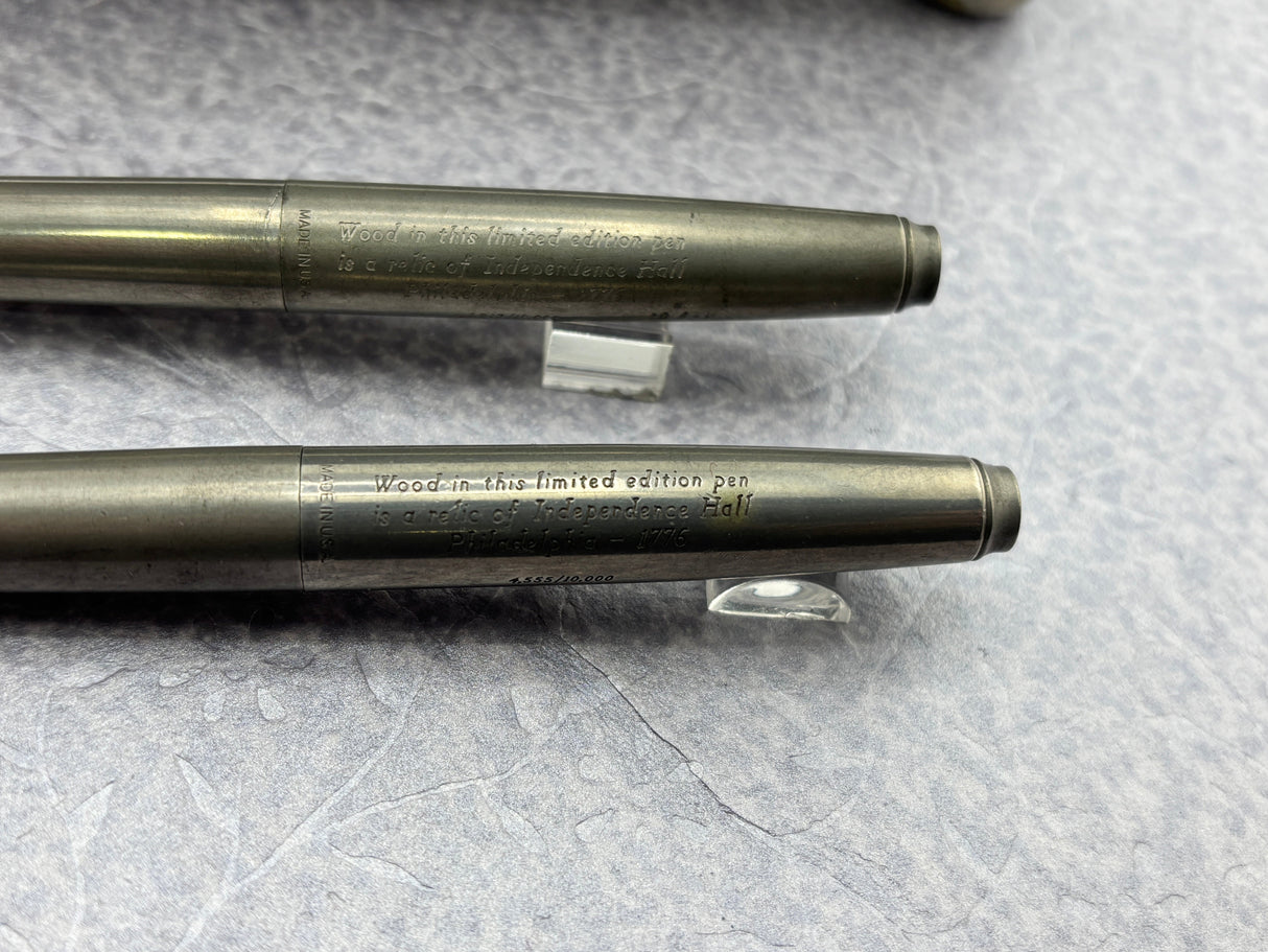 PARKER 75 Americana Pewter Set Bicentenial   - Wonderful set in new condition and all complete of accessories