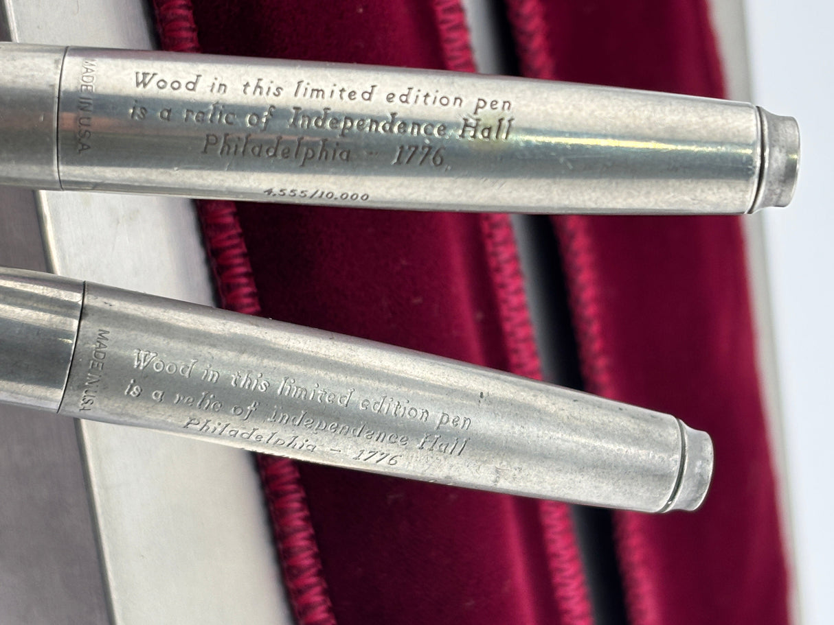 PARKER 75 Americana Pewter Set Bicentenial   - Wonderful set in new condition and all complete of accessories