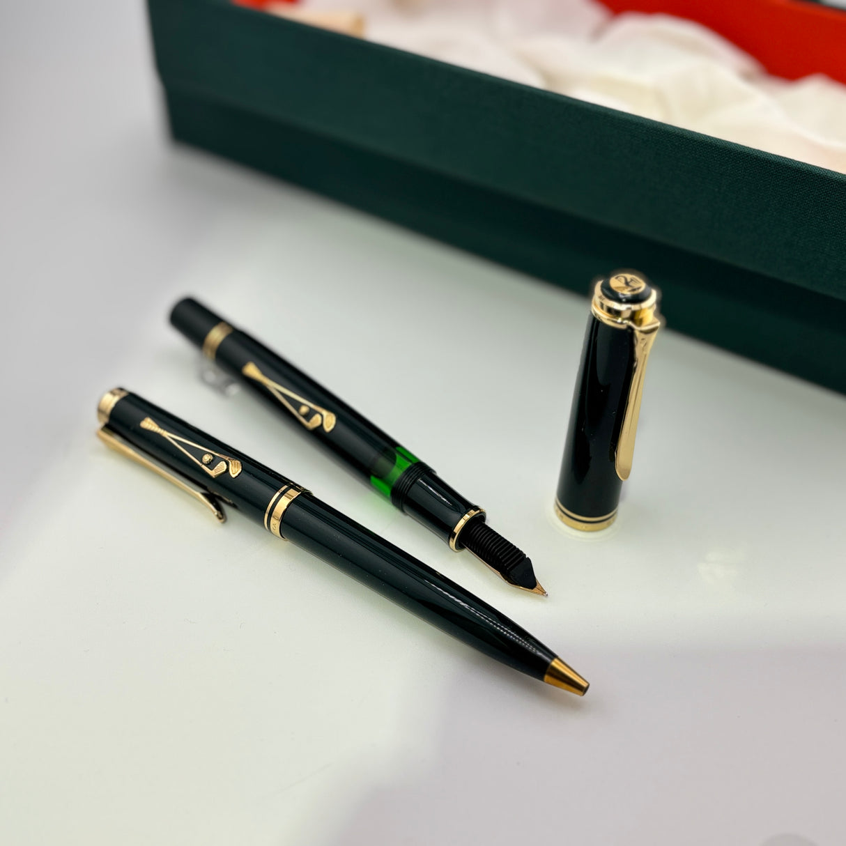 Pelikan Golf Set Fountain Pen and Ball Pen - Limited Edition circa 1996