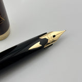 Sailor Kaga Taga Maki-e Oshidori  Mandarin Duck Ebony Rosewood Fountain Pen - Extremely Rare !