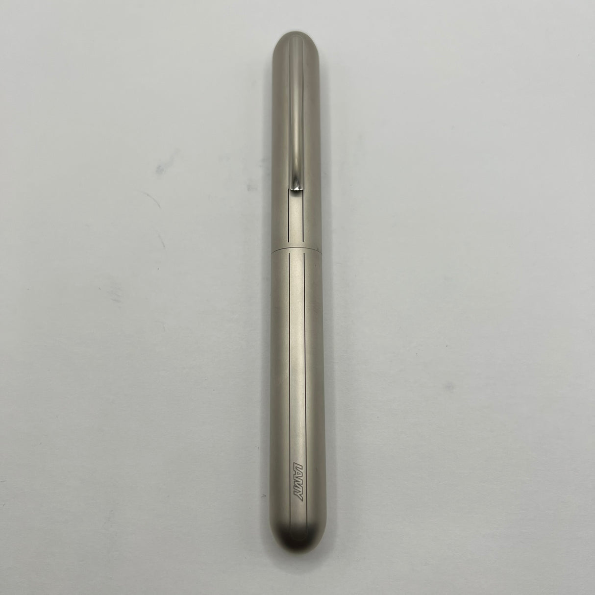 Lamy Dialog 3 Palladium Plated Finish, Retractable Nib  Fountain Pen  - Medium 14kt Gold Nib