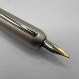 Lamy Dialog 3 Palladium Plated Finish, Retractable Nib  Fountain Pen  - Medium 14kt Gold Nib