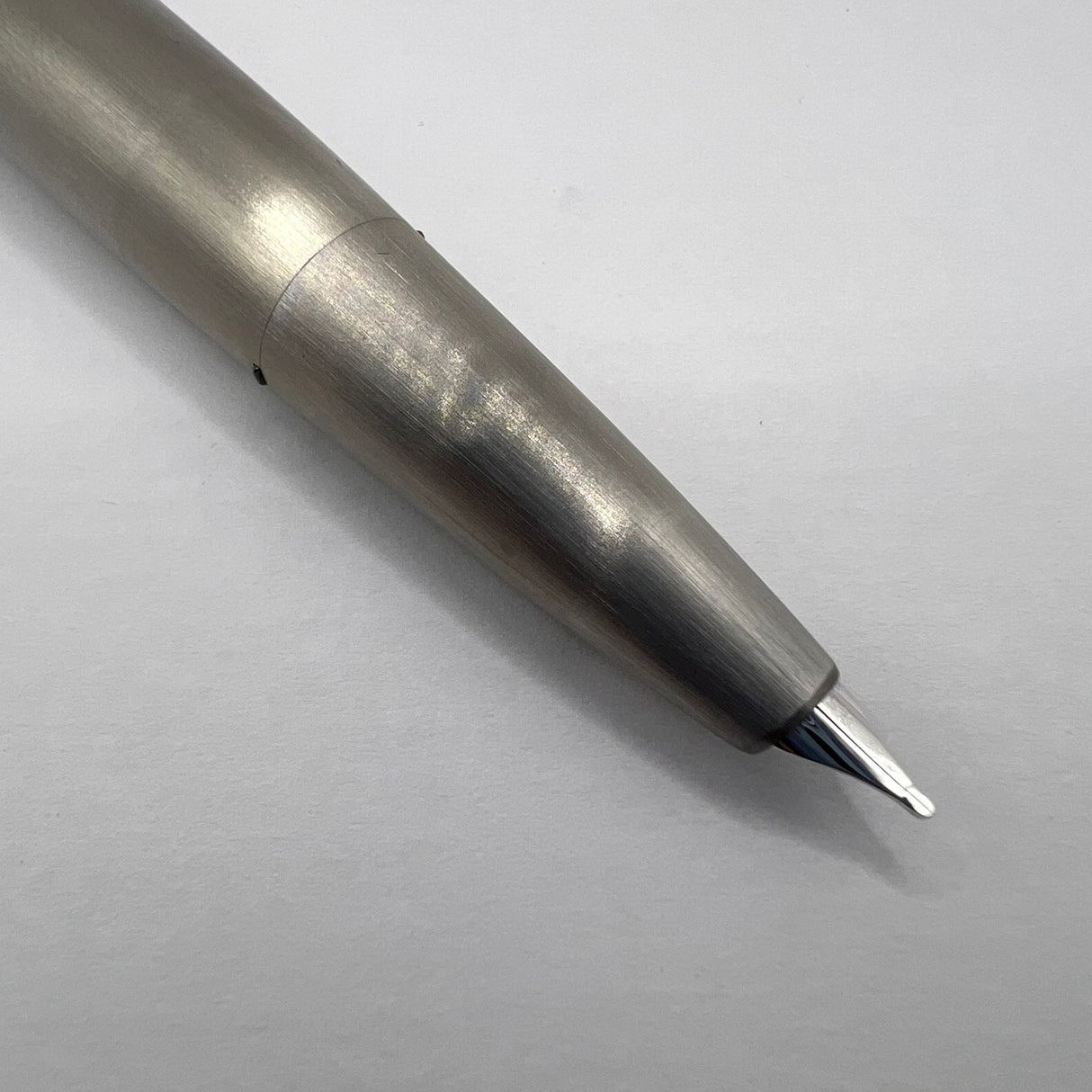 Lamy #2000 Matte Brushed Stainless Steel Fountain Pen   - Fine 14kt Gold Nib