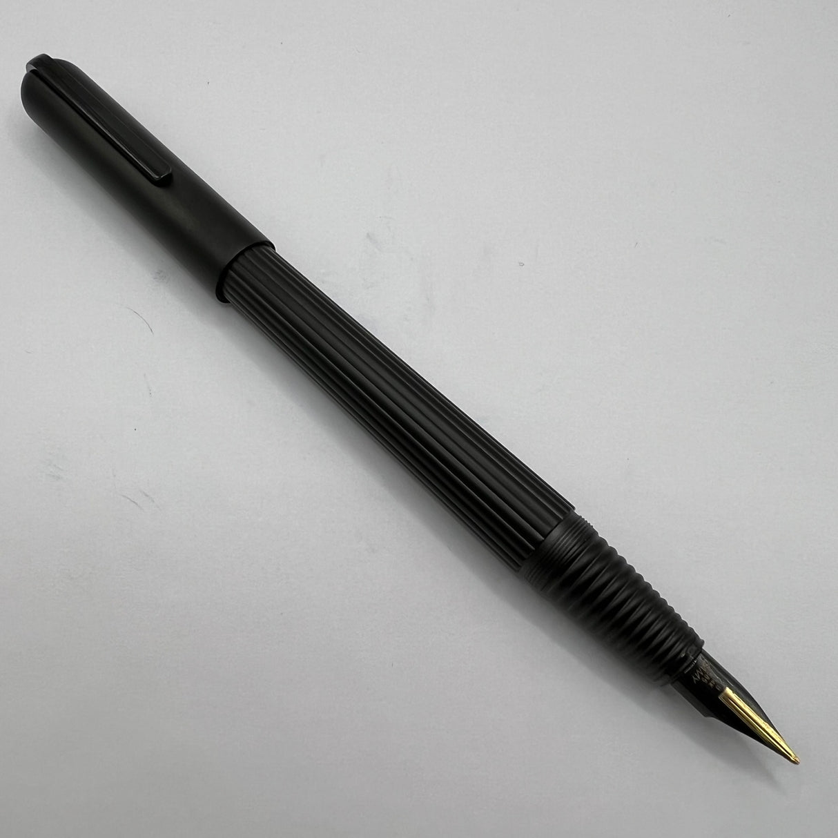 Lamy PVD-Coated Black Matte Imporium Fountain Pen   - Broad 14kt Gold Nib