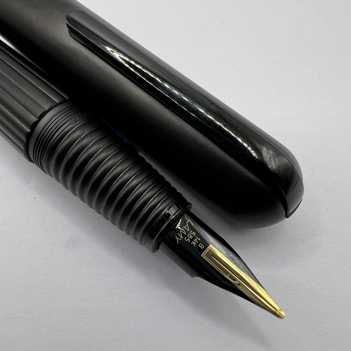 Lamy PVD-Coated Black Matte Imporium Fountain Pen   - Broad 14kt Gold Nib
