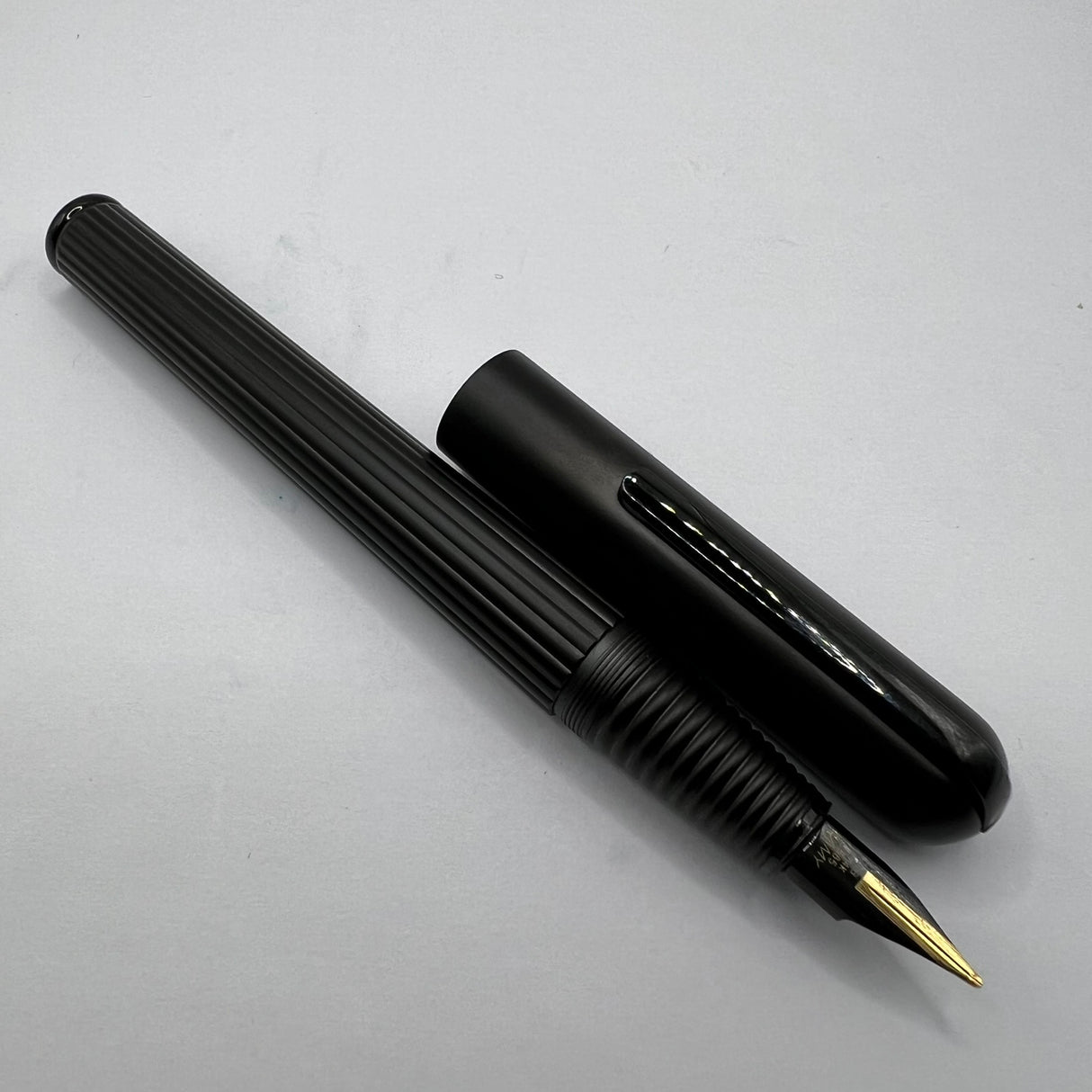 Lamy PVD-Coated Black Matte Imporium Fountain Pen   - Broad 14kt Gold Nib
