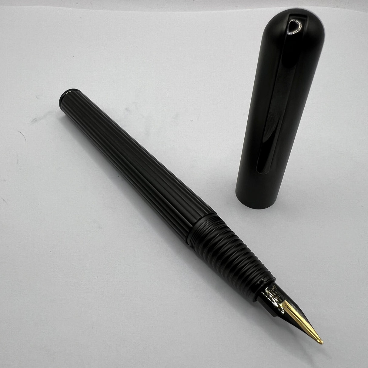 Lamy PVD-Coated Black Matte Imporium Fountain Pen   - Broad 14kt Gold Nib