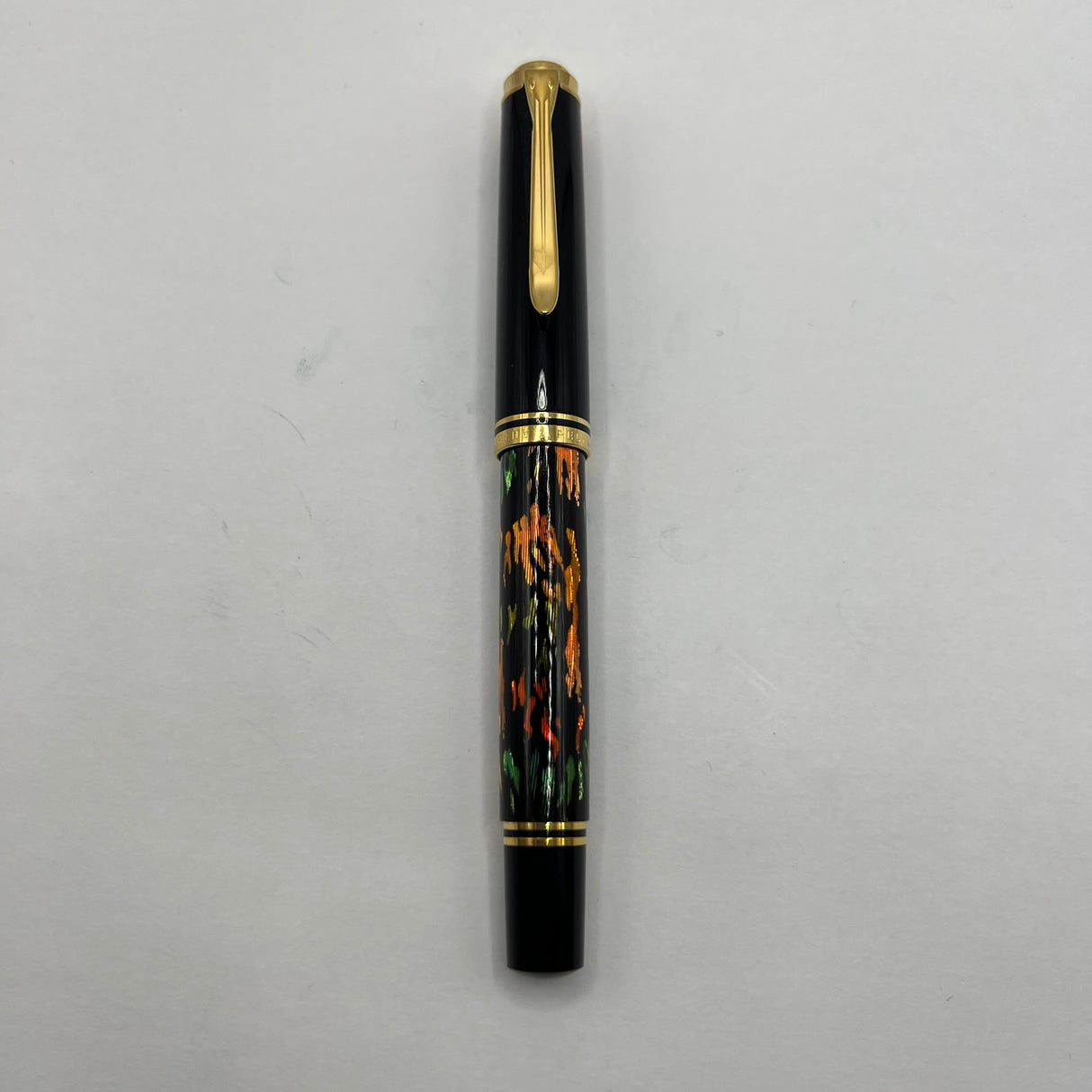 Pelikan M600 Art Collection Glauco Cambon Fountain Pen   - Fine 14kt Gold Nib